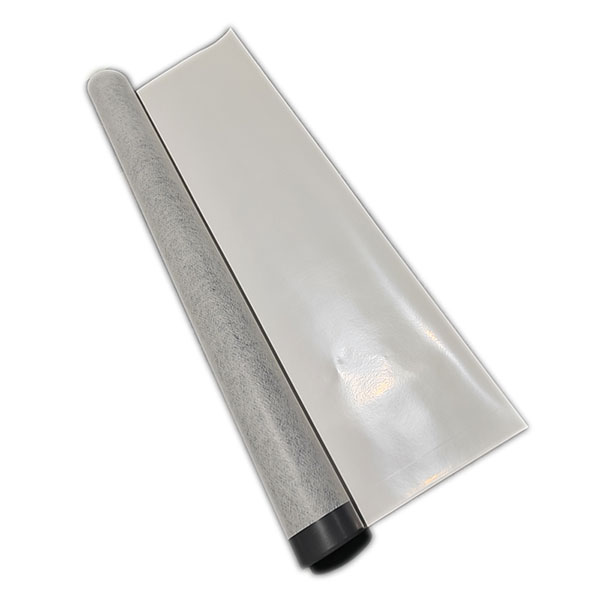 Membrana impermeabilizante de PVC reforzada con fibra de vidrio Fleeceback