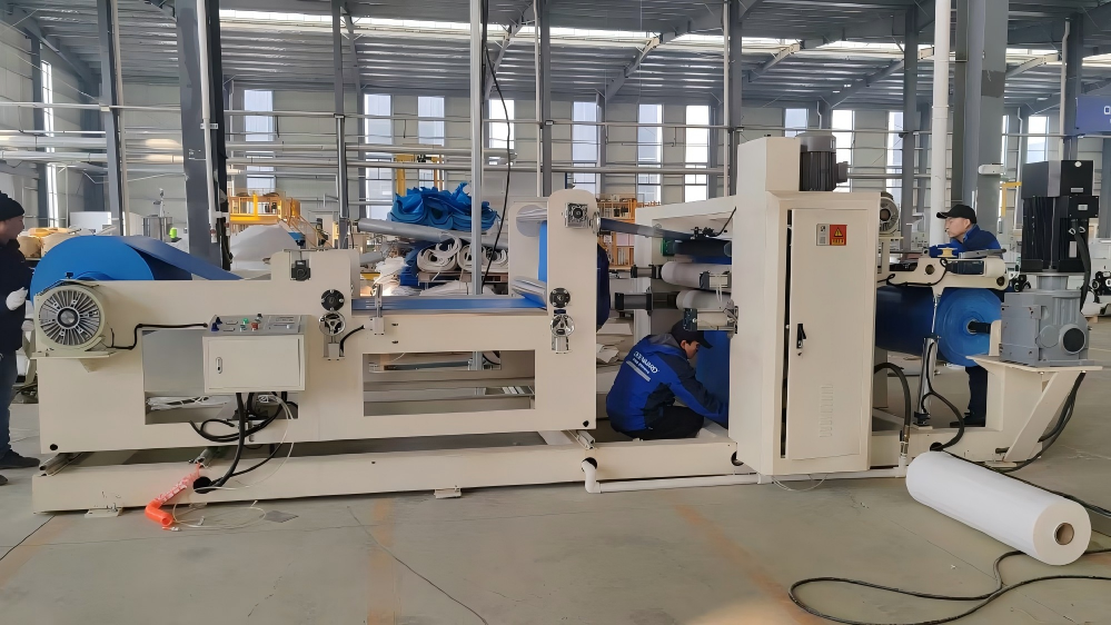 equipo de pel&iacute;cula en rollo