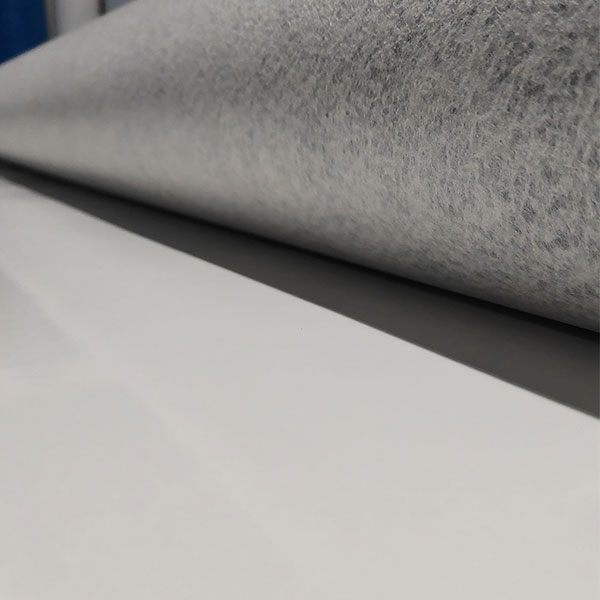 Membrana impermeabilizante de PVC reforzada con fibra de vidrio Fleeceback