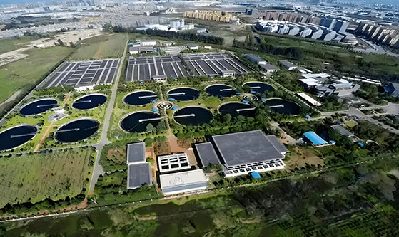 Planta de purificaci&oacute;n de aguas residuales Kunming No